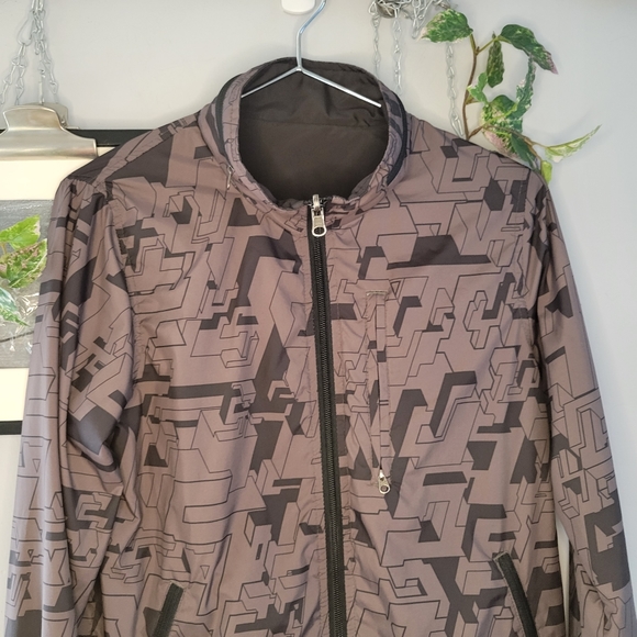 Stussy Girls Zip Up Windbreaker All Over Print Jacket M - Picture 11 of 16
